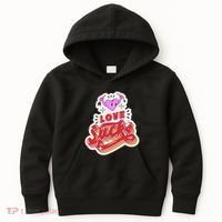 Love Sucks Funny Valentine's Day Kids Hoodie thumb 0