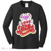 Love Sucks Funny Valentine's Day Kids Long Sleeve Shirt thumb 0