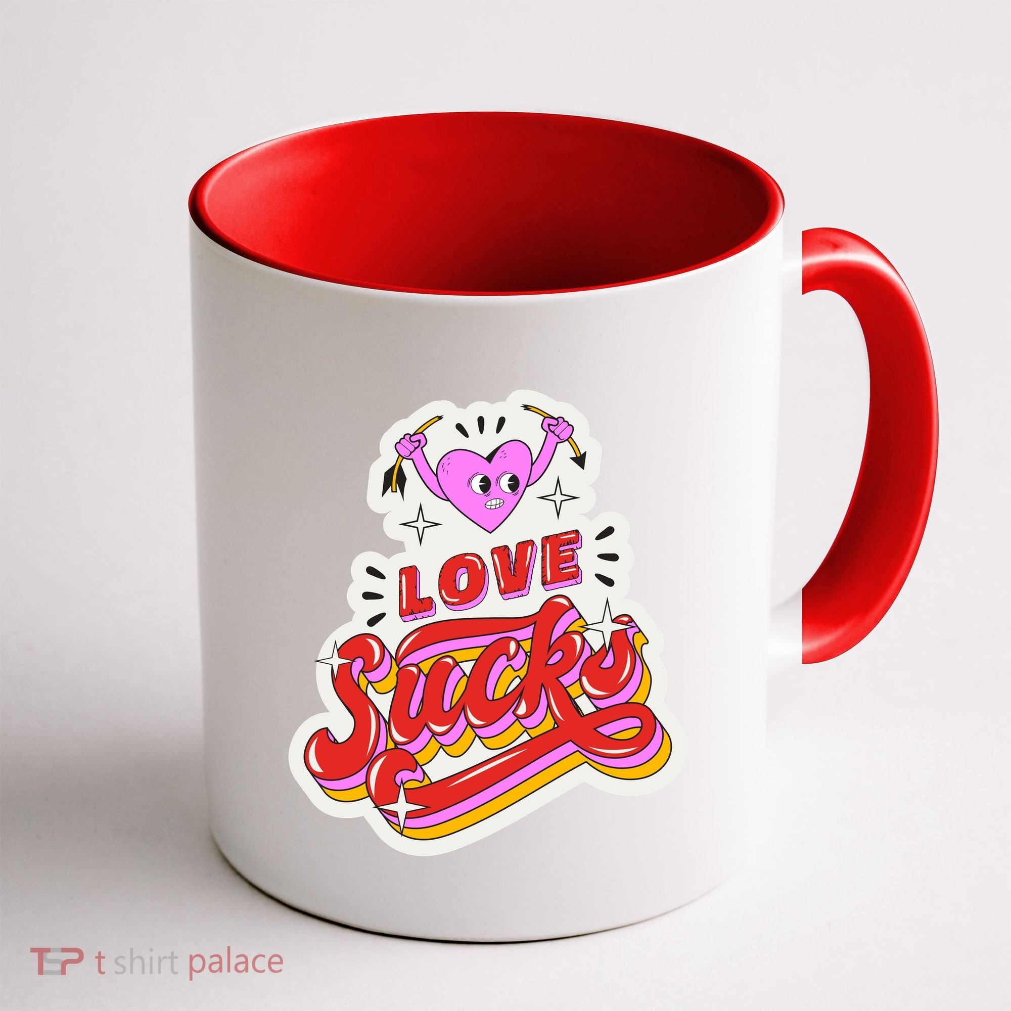 Love Sucks Funny Valentine's Day Coffee Mug