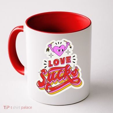 Love Sucks Funny Valentine's Day Coffee Mug