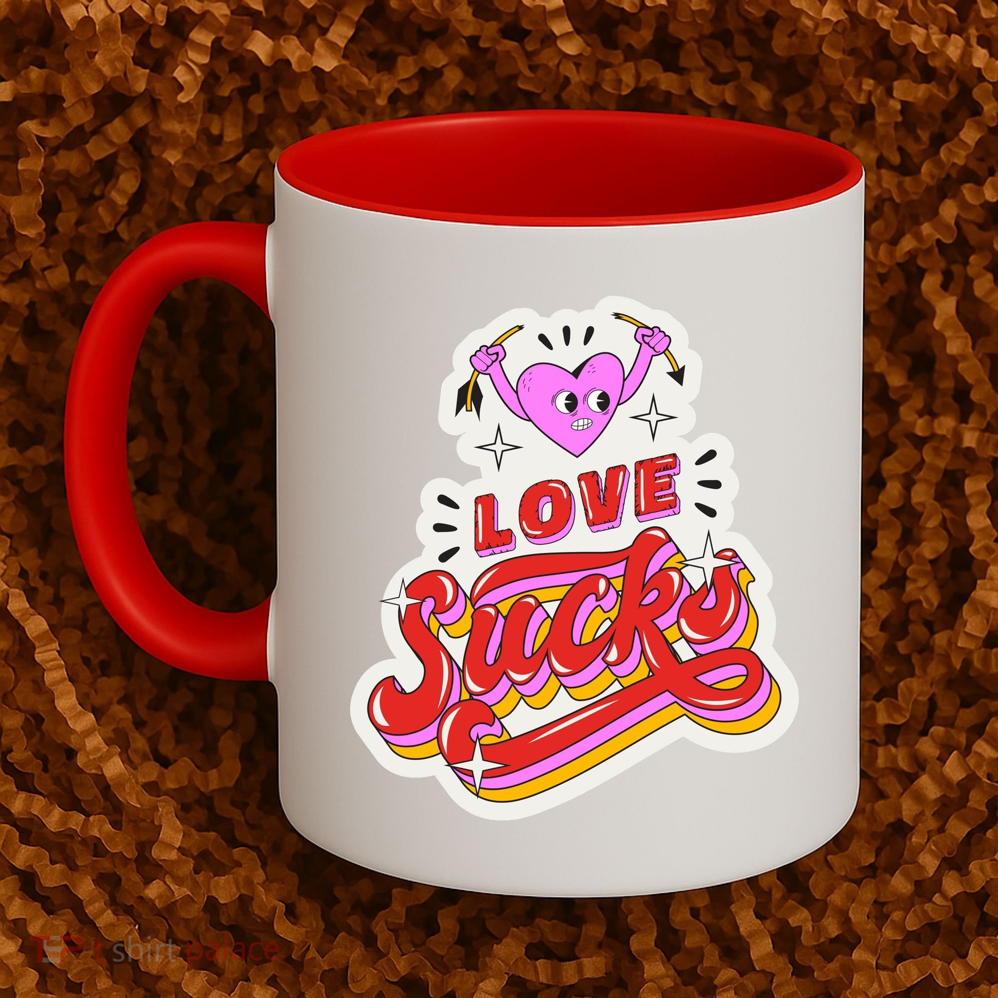 Love Sucks Funny Valentine's Day Coffee Mug