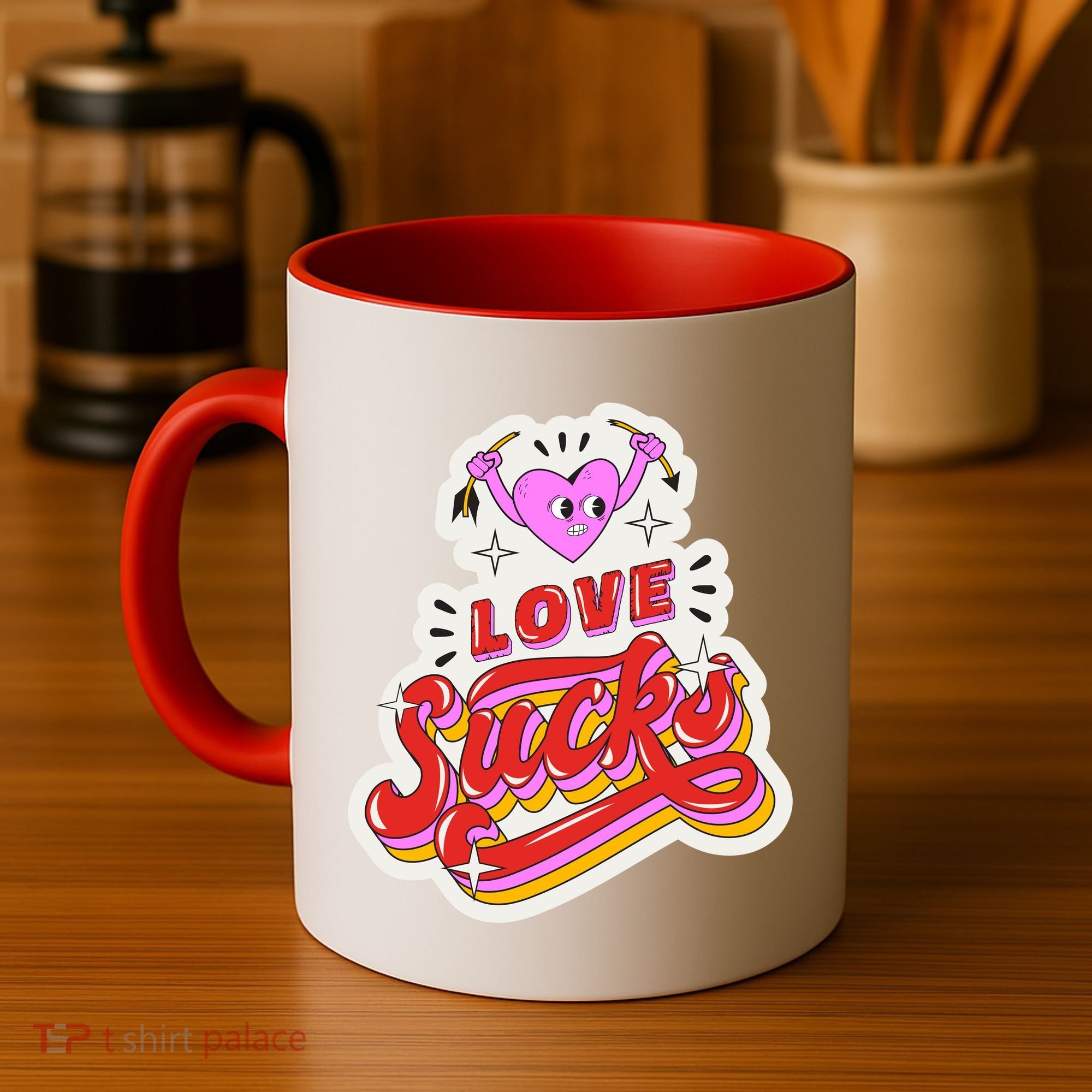 Love Sucks Funny Valentine's Day Coffee Mug