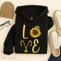 Love Sunflower And Fishing Hoodie thumb 4