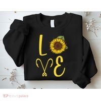 Love Sunflower And Fishing Sweatshirt thumb 2