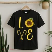 Love Sunflower And Fishing T-Shirt thumb 2