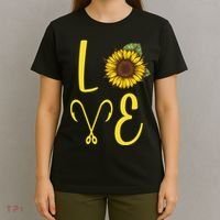 Love Sunflower And Fishing T-Shirt thumb 4