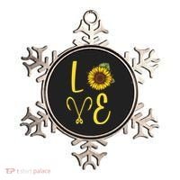 Love Sunflower And Fishing Ornament thumb 0