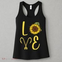 Love Sunflower And Fishing Women's Tank Top thumb 3