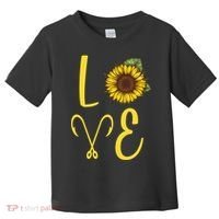 Love Sunflower And Fishing Toddler T-Shirt thumb 0