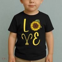 Love Sunflower And Fishing Toddler T-Shirt thumb 2