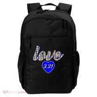 Love Support Down Syndrome Awareness Backpack thumb 0