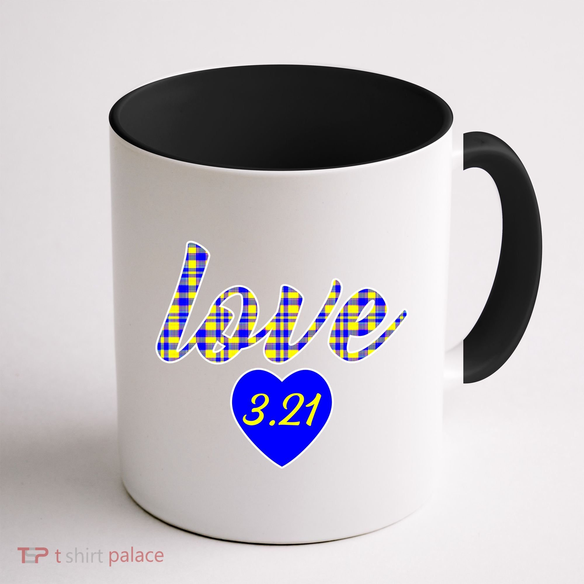 Love Support Down Syndrome Awareness Coffee Mug