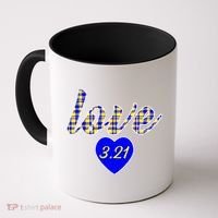 Love Support Down Syndrome Awareness Coffee Mug thumb 0