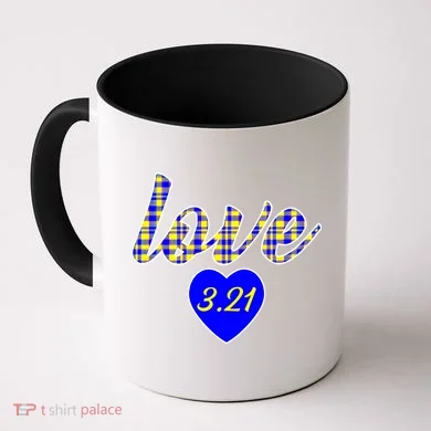 Love Support Down Syndrome Awareness Coffee Mug