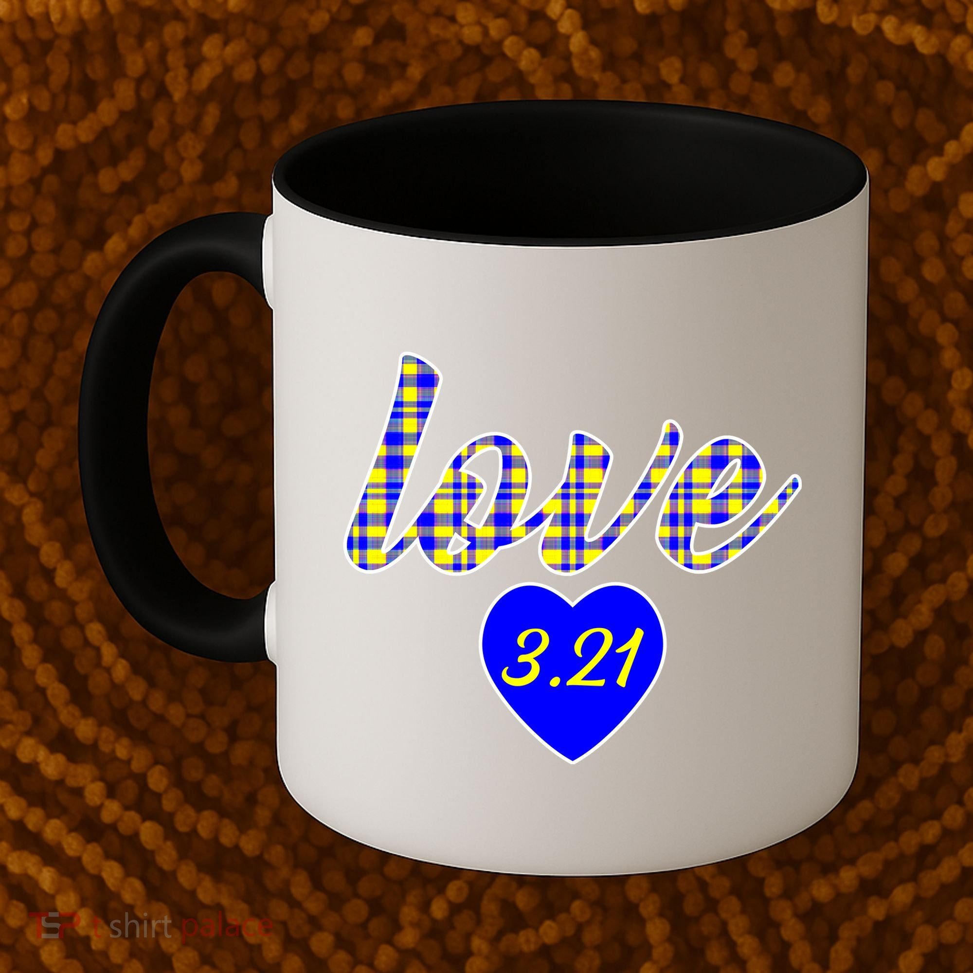 Love Support Down Syndrome Awareness Coffee Mug