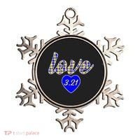 Love Support Down Syndrome Awareness Ornament thumb 0