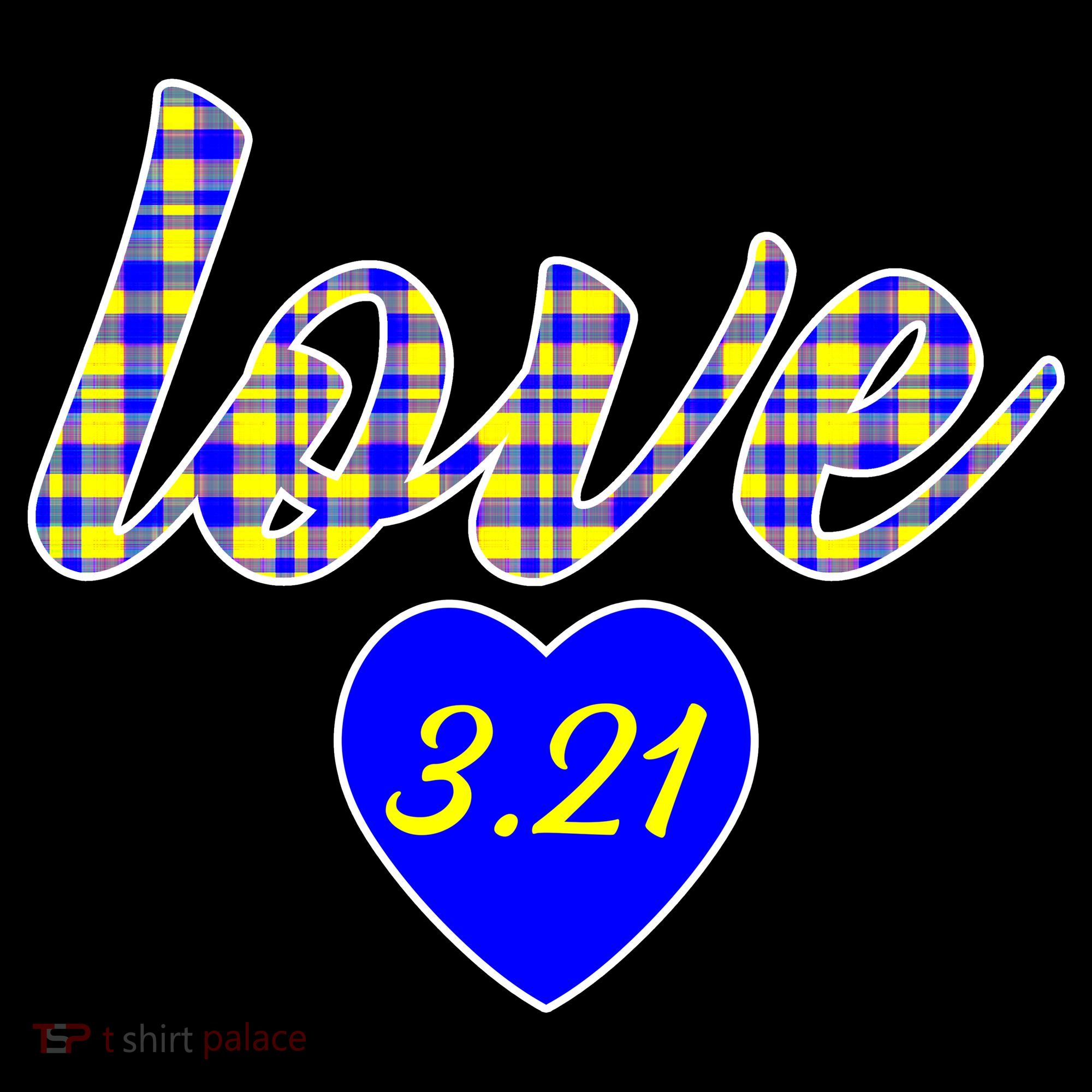 Love Support Down Syndrome Awareness Ornament