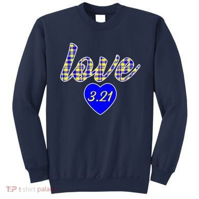 Love Support Down Syndrome Awareness Sweatshirt