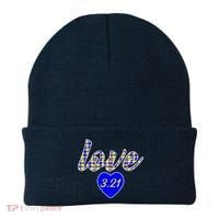 Love Support Down Syndrome Awareness Beanie thumb 0