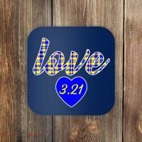 Love Support Down Syndrome Awareness Coaster thumb 0