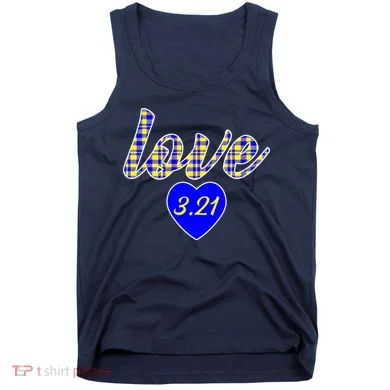Love Support Down Syndrome Awareness Tank Top