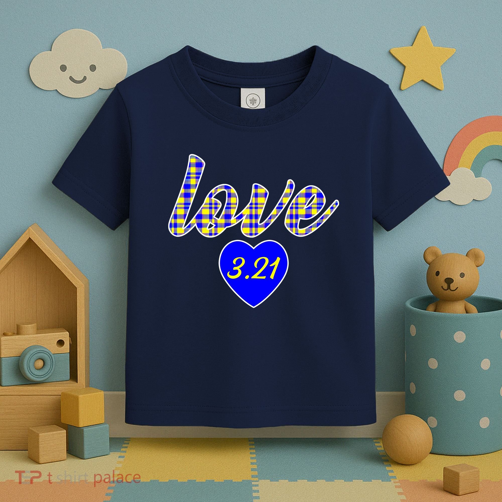 Love Support Down Syndrome Awareness Toddler T-Shirt