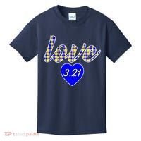 Love Support Down Syndrome Awareness Kids T-Shirt thumb 0