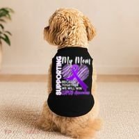 Love Support My Mom Lupus Awareness  Doggie Tank thumb 2