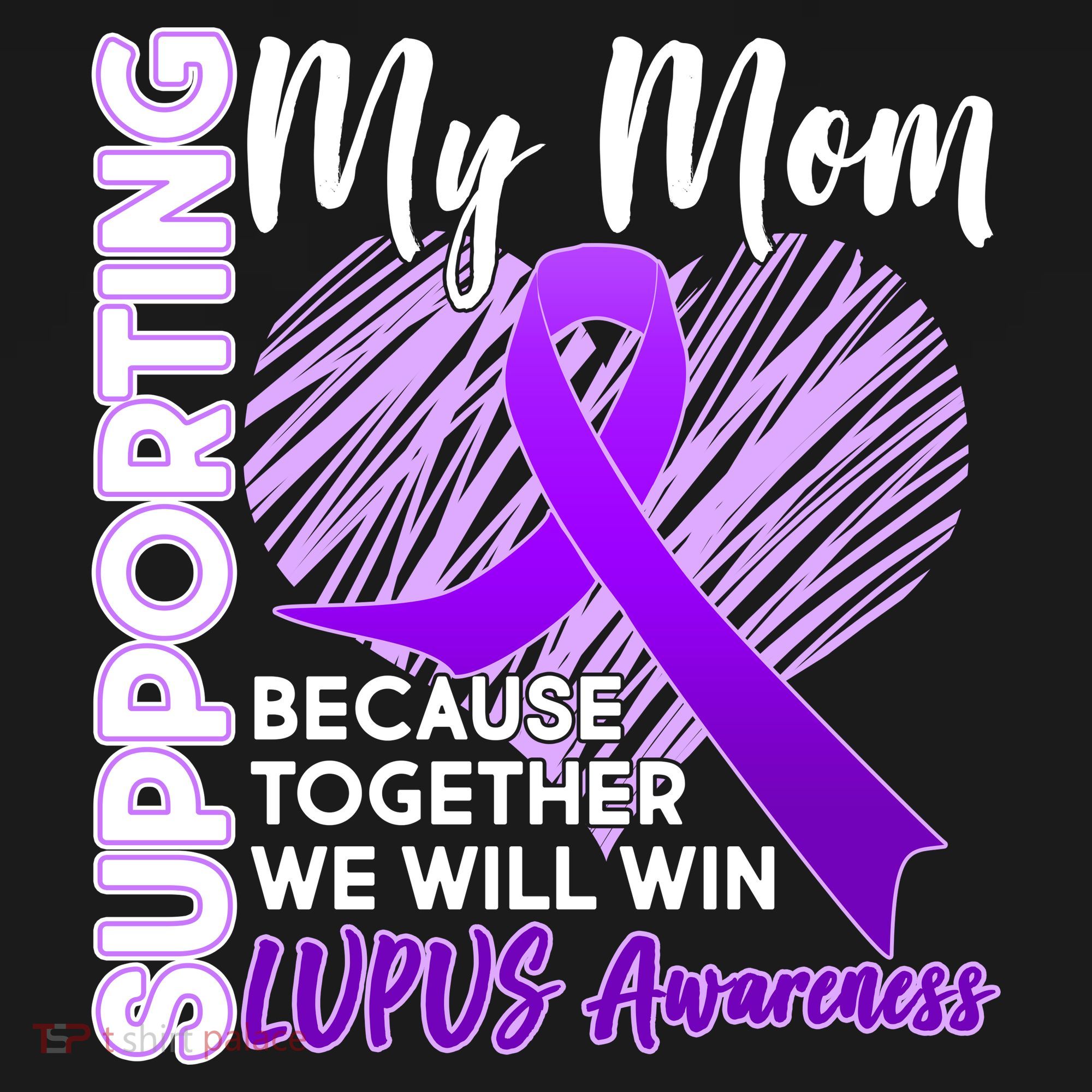 Love Support My Mom Lupus Awareness  Backpack