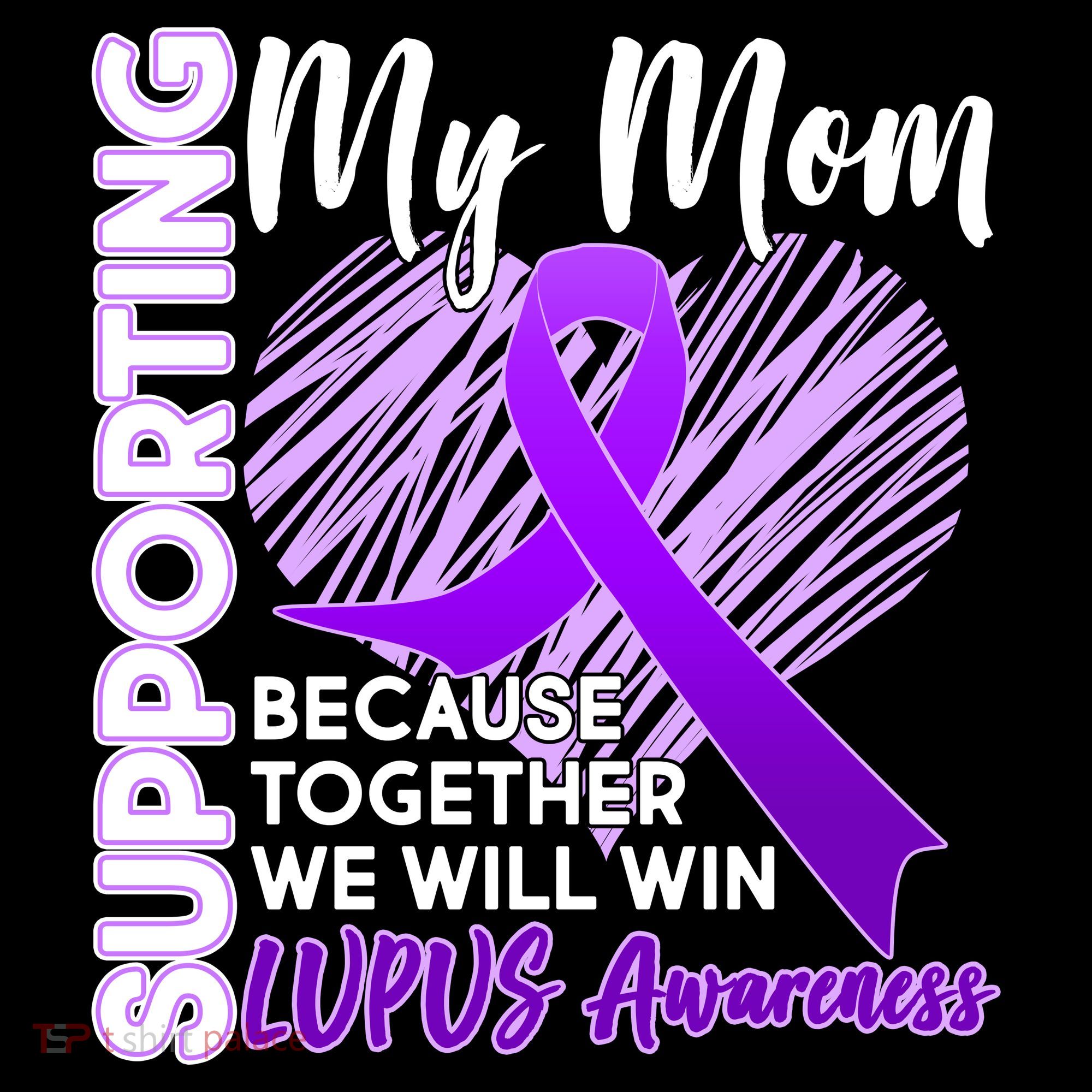 Love Support My Mom Lupus Awareness  Button