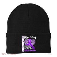 Love Support My Mom Lupus Awareness  Beanie thumb 0