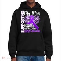 Love Support My Mom Lupus Awareness  District V.I.T. Heavyweight Hoodie thumb 0