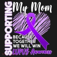 Love Support My Mom Lupus Awareness  Mousepad thumb 1