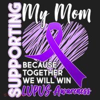 Love Support My Mom Lupus Awareness  Hat thumb 2