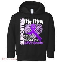 Love Support My Mom Lupus Awareness  Toddler Hoodie thumb 0