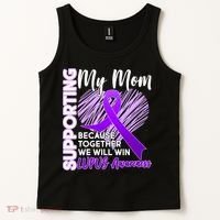 Love Support My Mom Lupus Awareness  Tank Top thumb 2