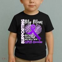Love Support My Mom Lupus Awareness  Toddler T-Shirt thumb 2