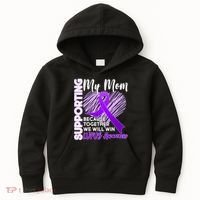 Love Support My Mom Lupus Awareness  Kids Hoodie thumb 0