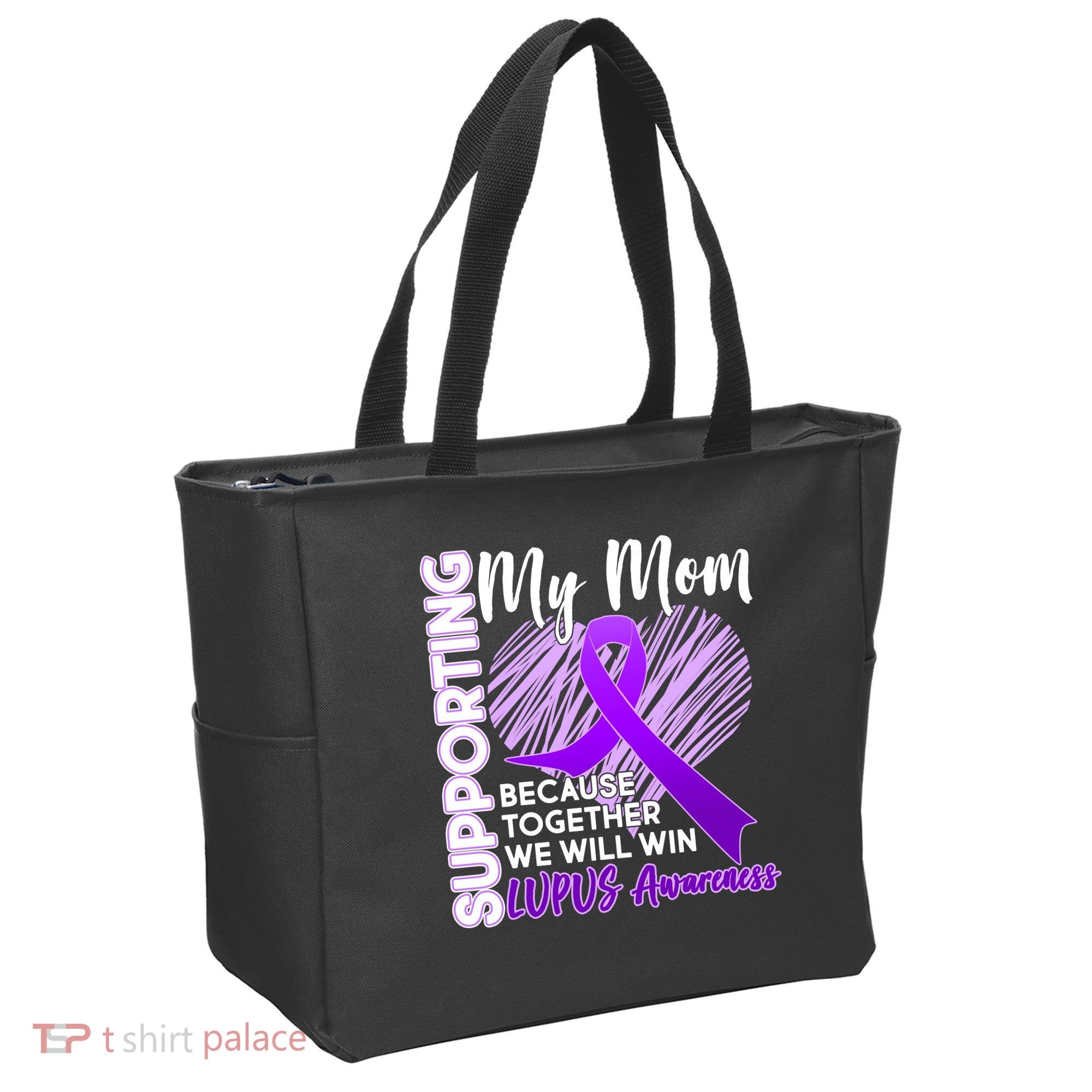 Love Support My Mom Lupus Awareness  Bag
