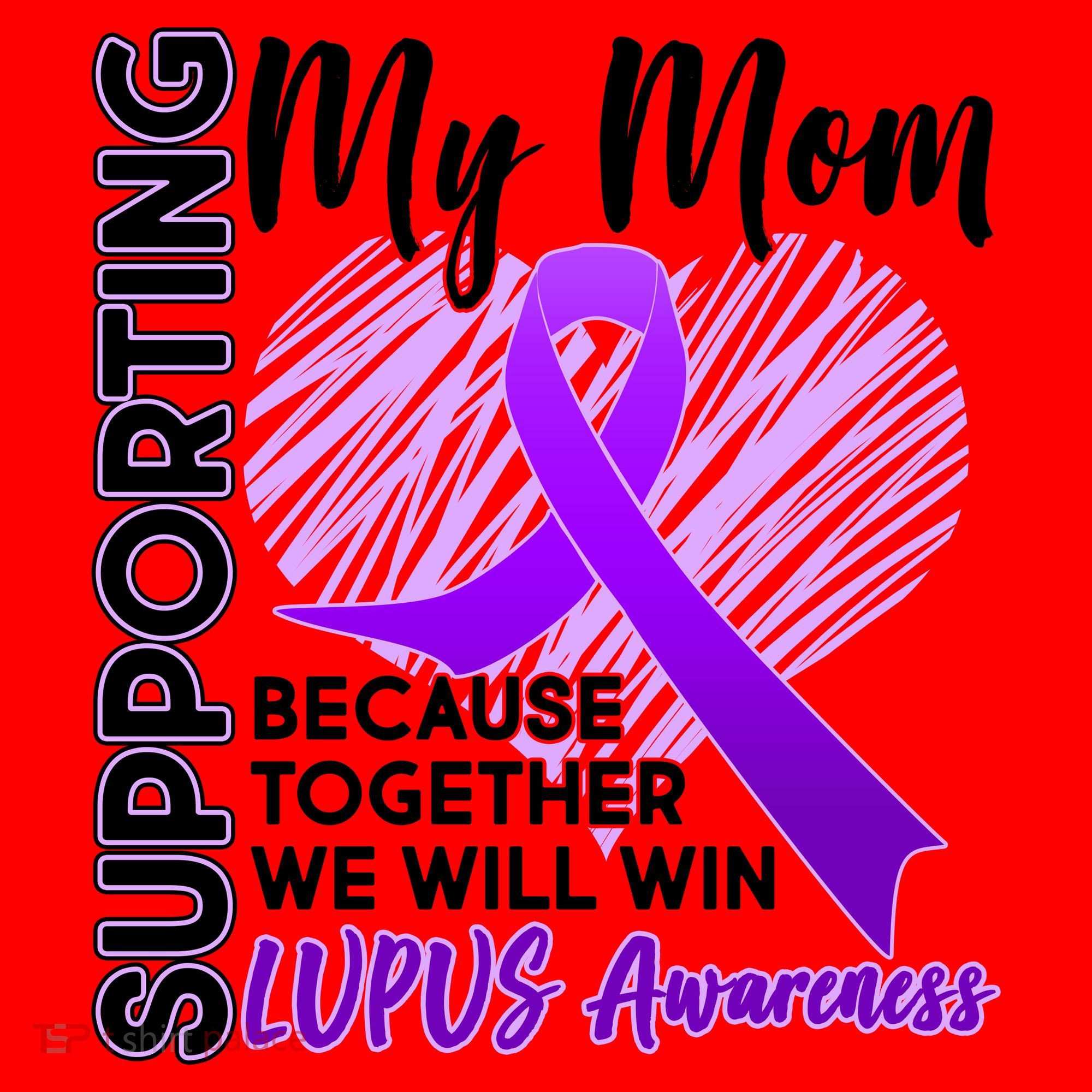 Love Support My Mom Lupus Awareness  Santa Hat
