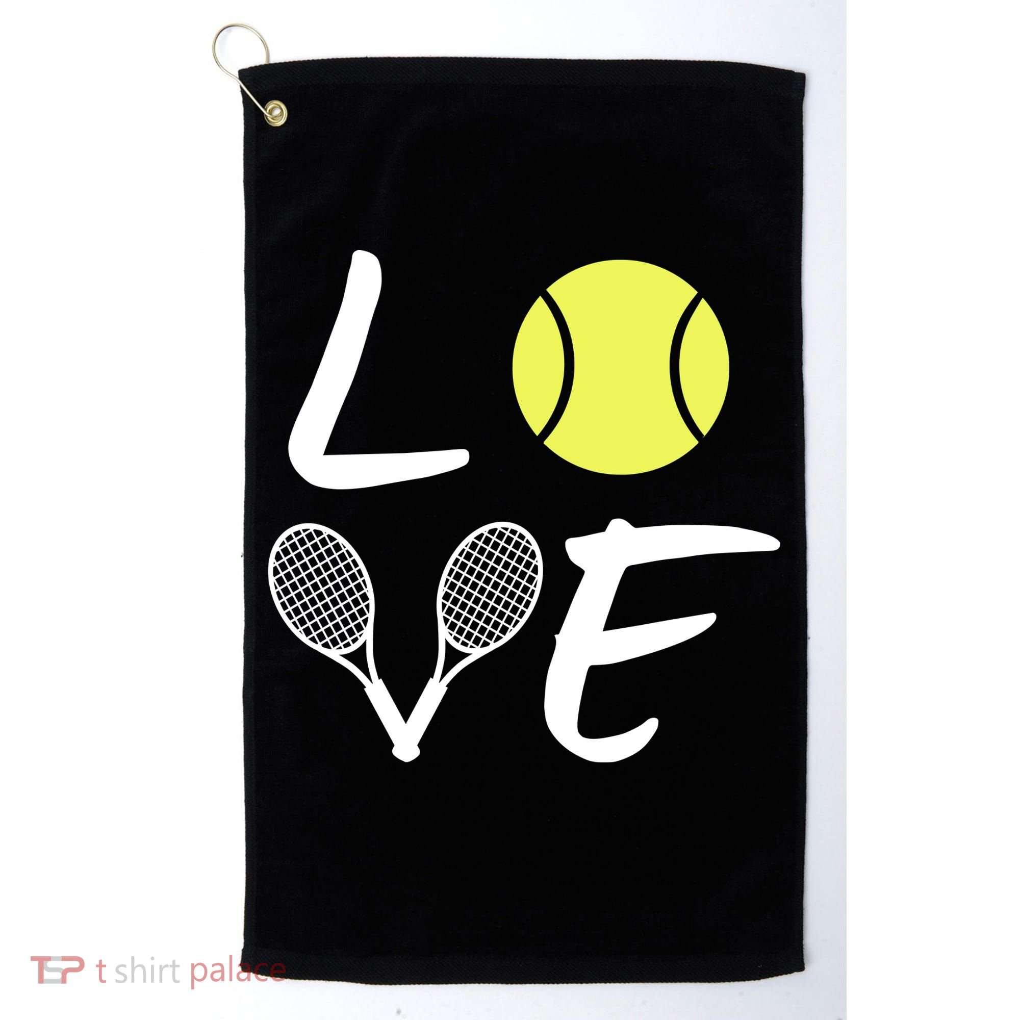 Love Tennis Golf Towel