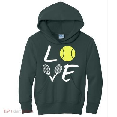 Love Tennis Kids Hoodie