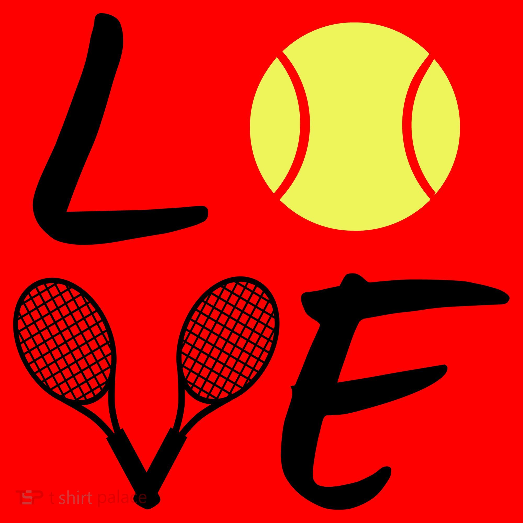 Love Tennis Santa Hat