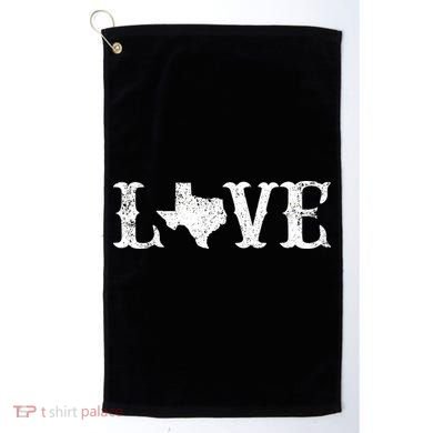 Love Texas Golf Towel
