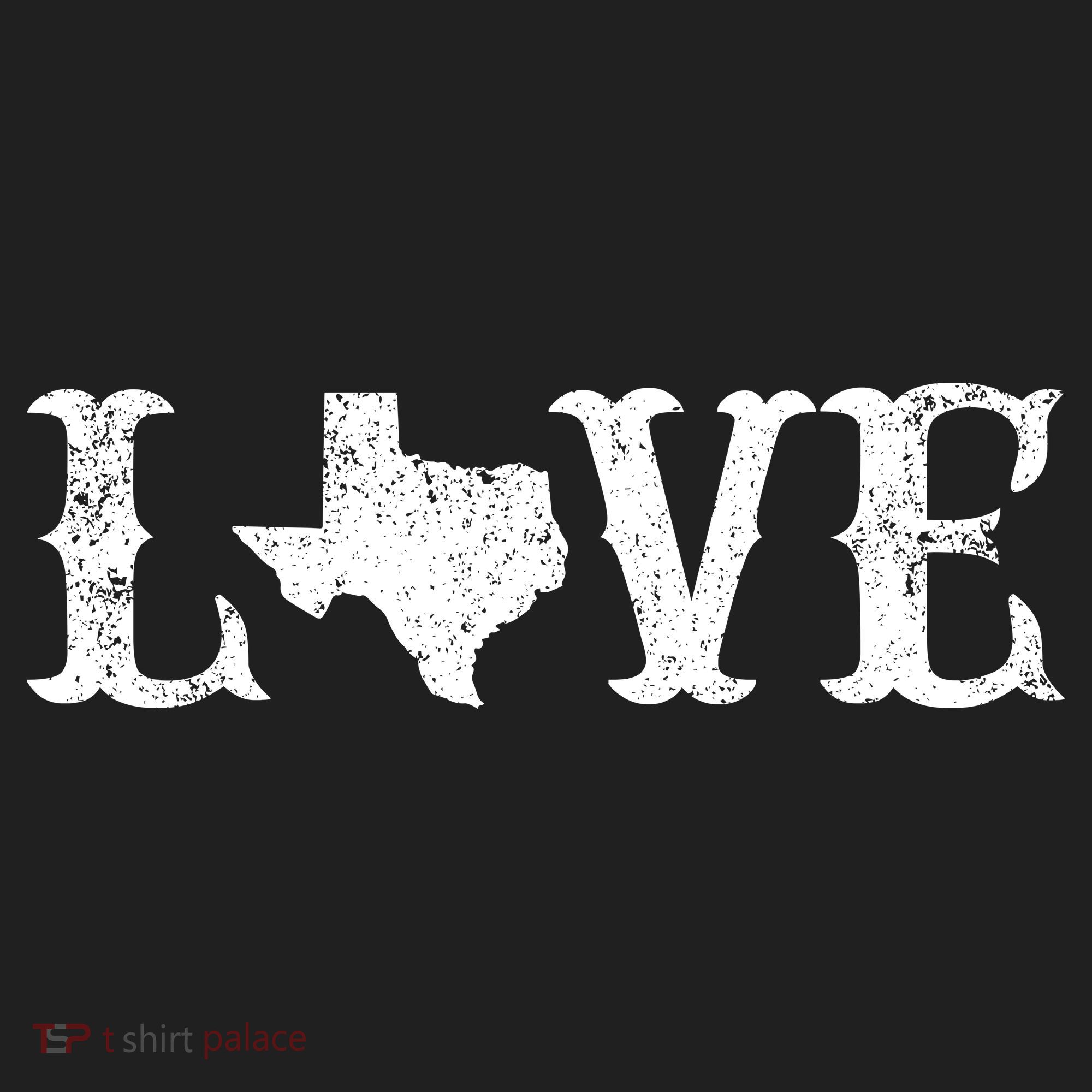 Love Texas Golf Towel