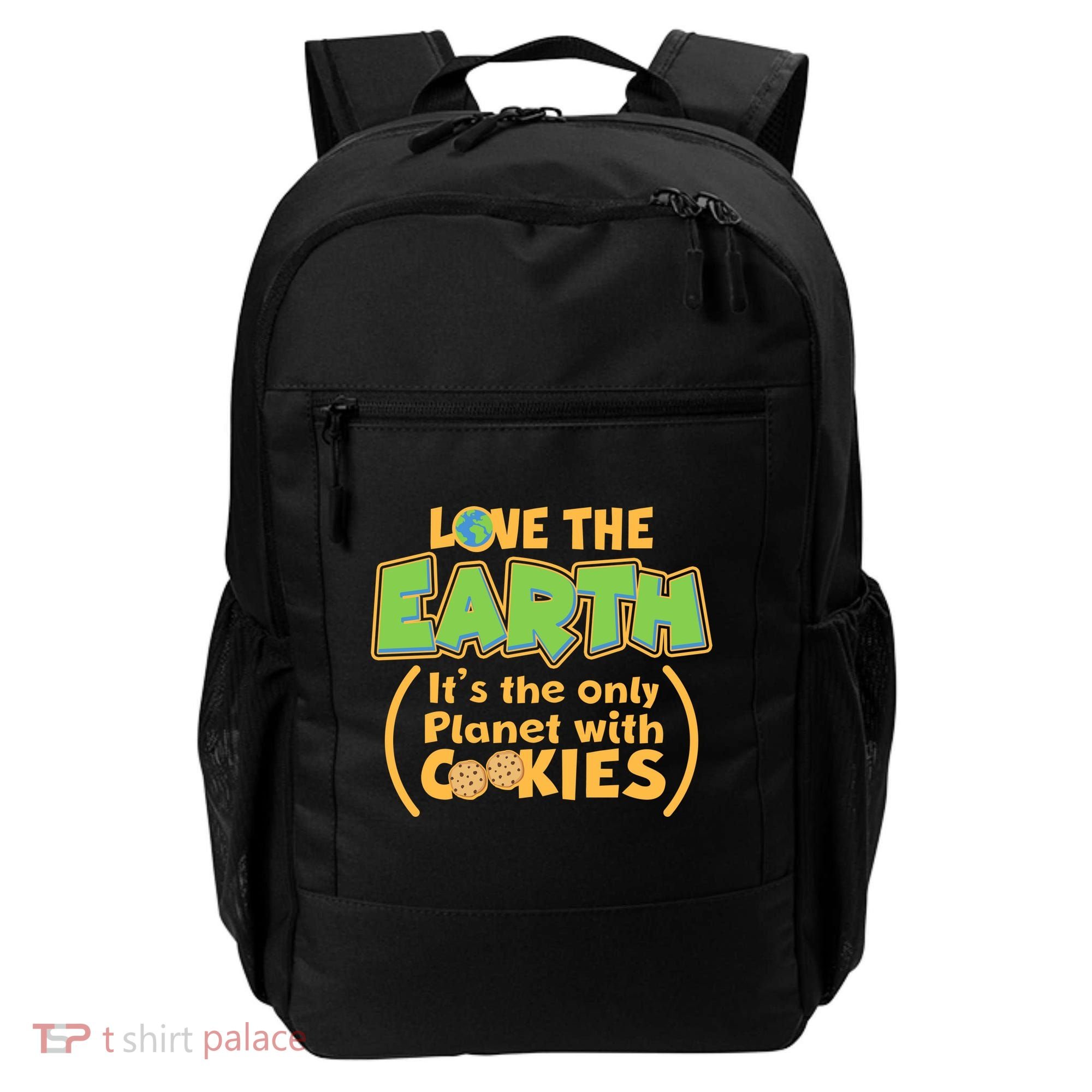 Love the Earth It's the Only Planet with Cookies Backpack