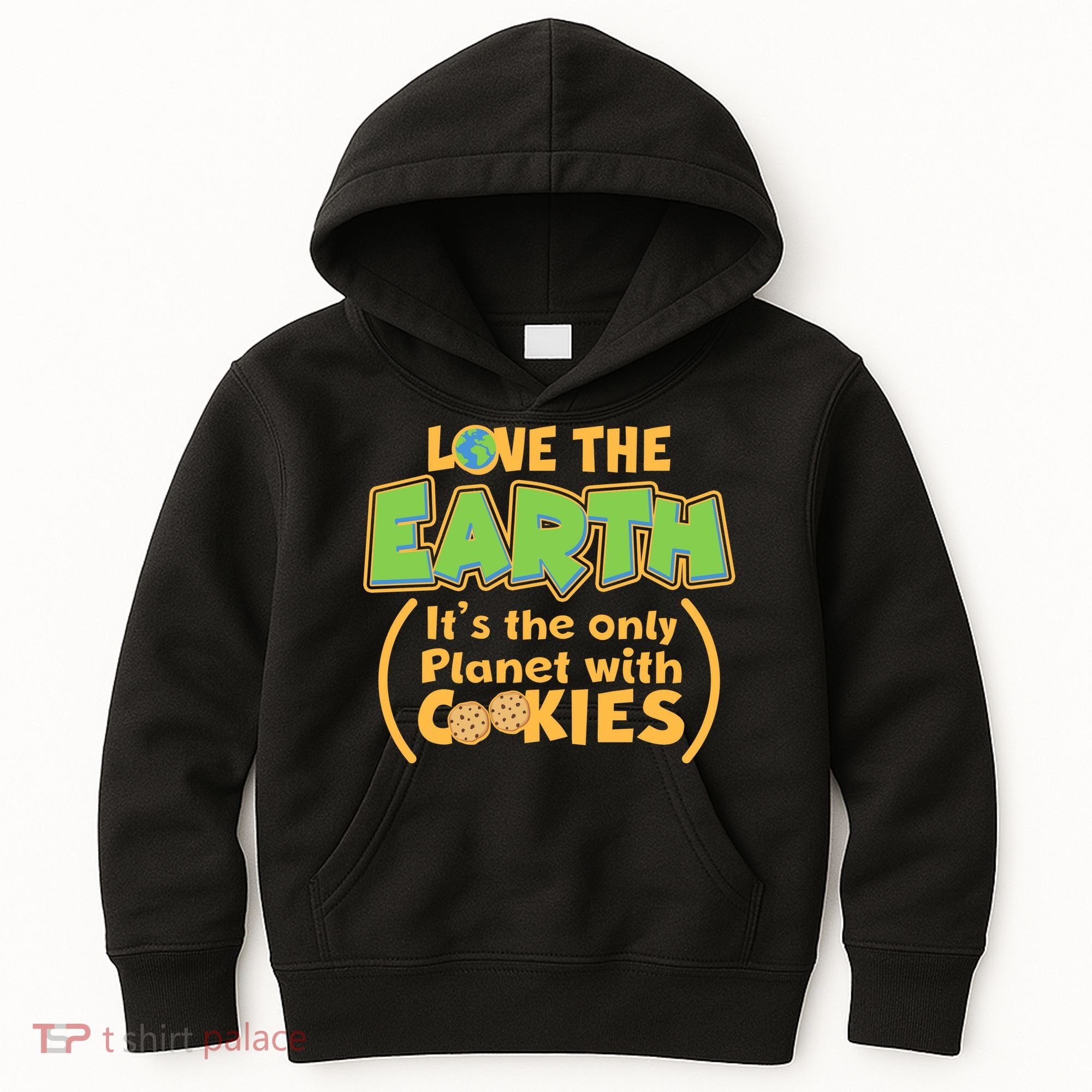 Love the Earth It's the Only Planet with Cookies Kids Hoodie