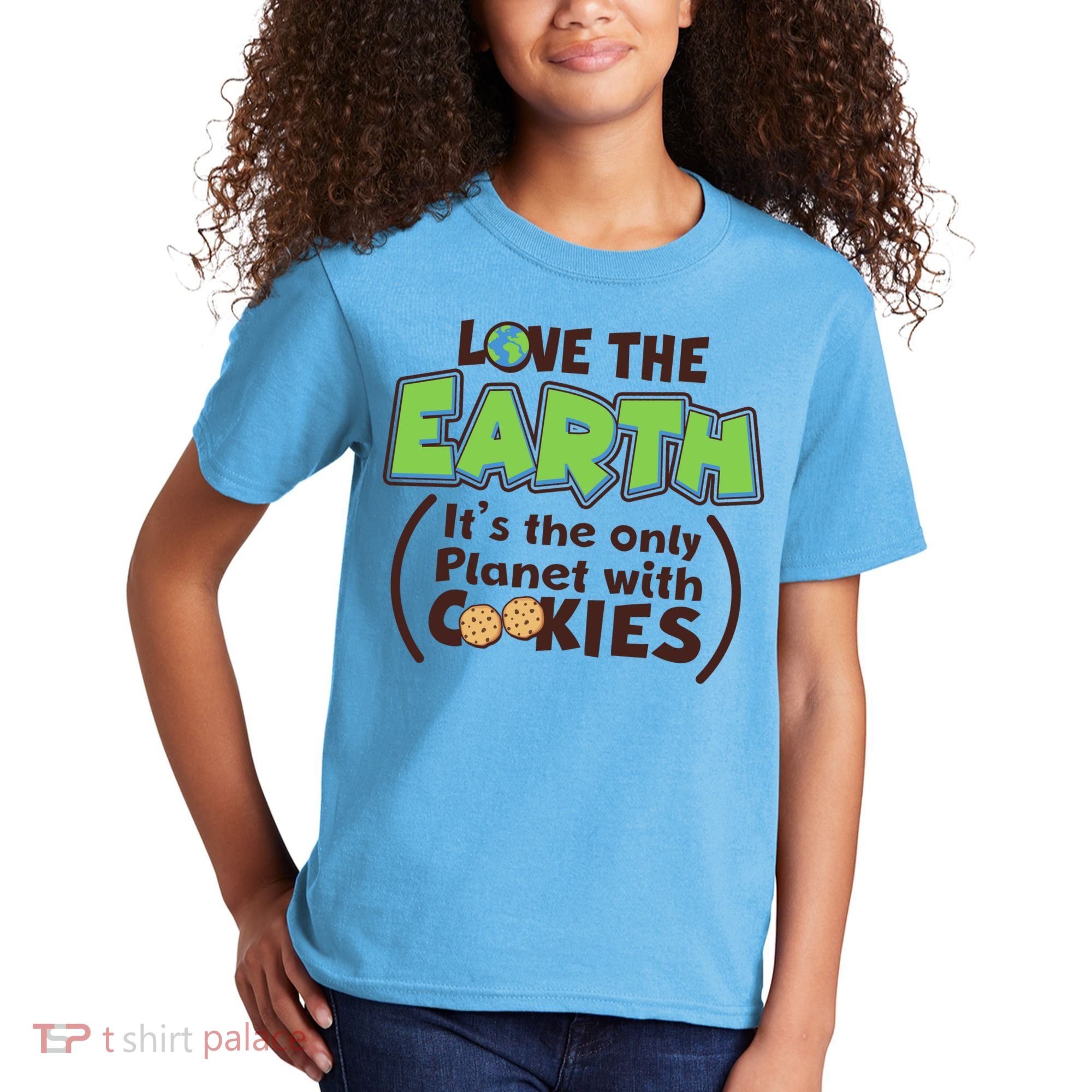 Love the Earth It's the Only Planet with Cookies Kids T-Shirt