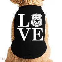 Love The Police Doggie Tank thumb 0