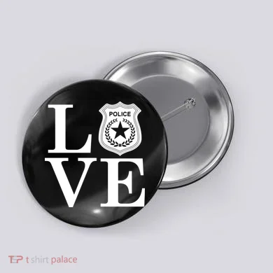 Love The Police Button